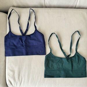 Victoria's Secret Sports Bras - Navy and Green